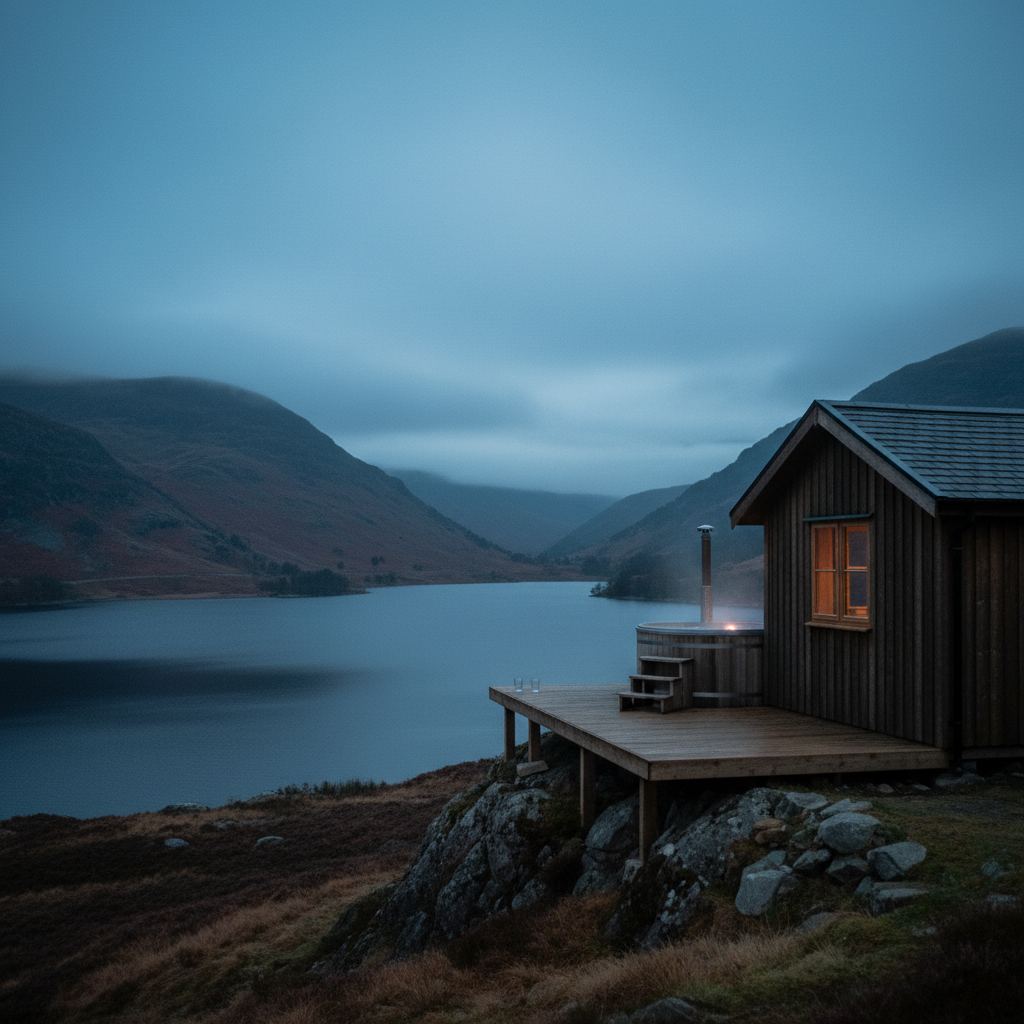 The Lake District landscape at dusk — fells, lakes and pubs — home of hand-picked romantic getaways